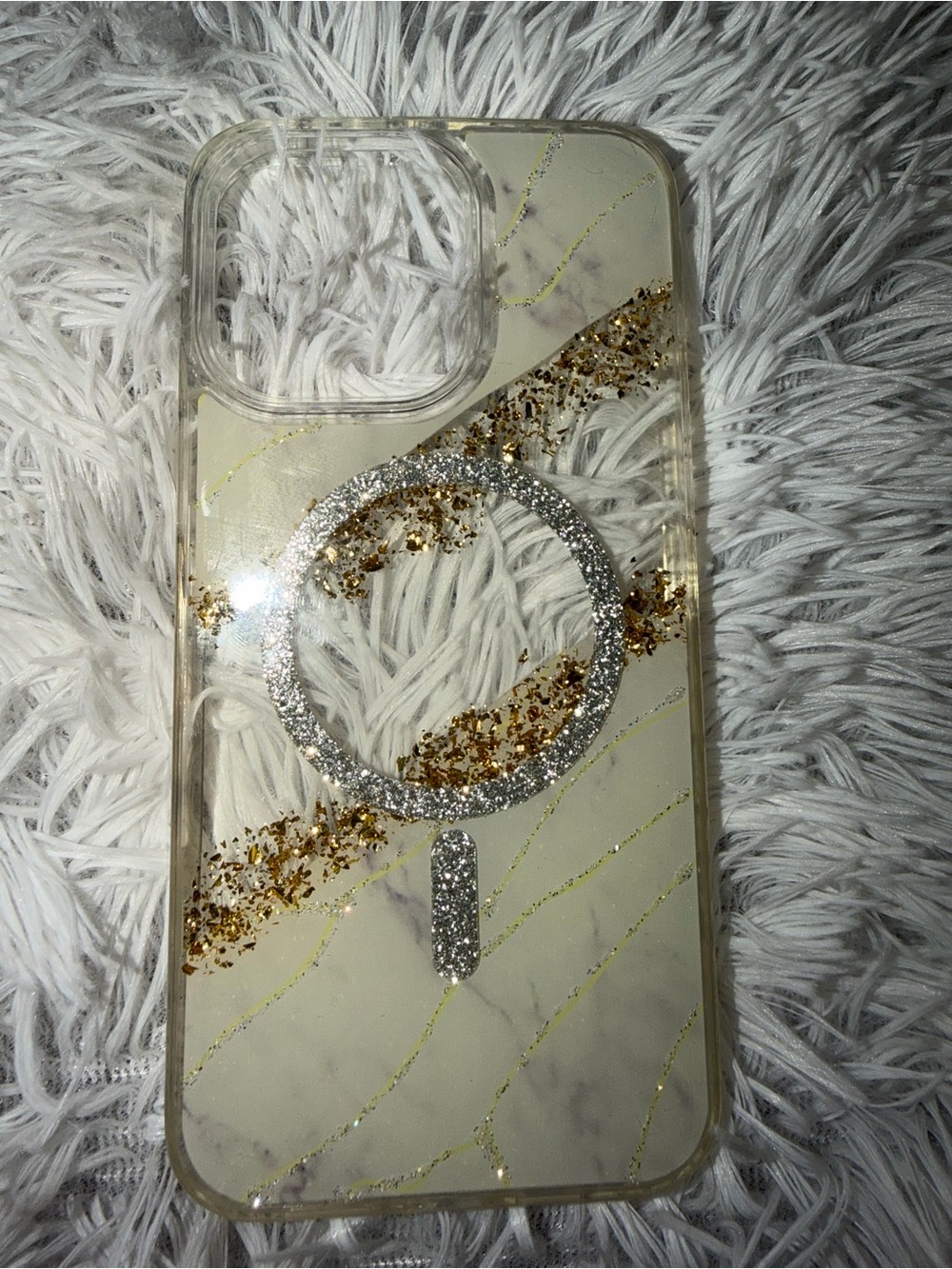 Gold Marble IPhone 15 Pro Max case